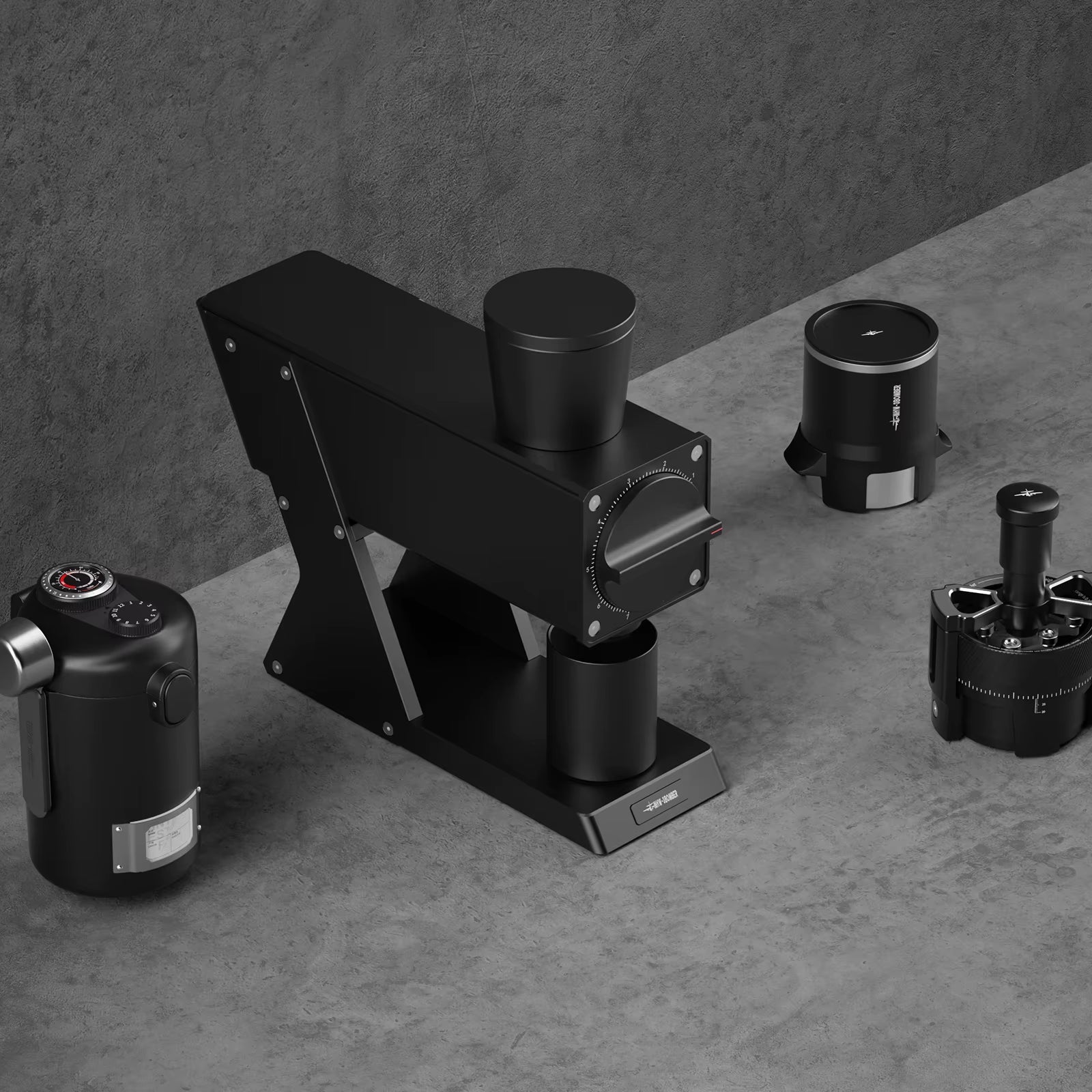 F74 Navigator Electric Grinder Flat Burr Set Coffee Grinder with 90 Stepless for Espresso & Pour over Home Cafe Tool