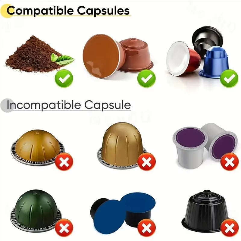 Electric Grinder Coffee Travel Handy 3 In1 Espresso Portable Coffee Espresso Maker Machine Cafe Portable Capsule Coffee Machine