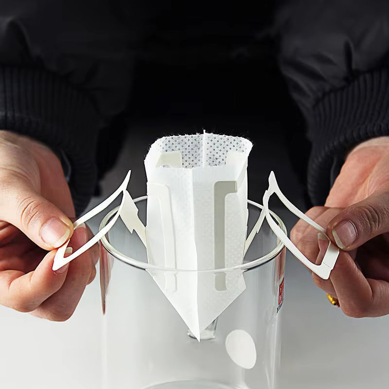 25/50/100 Pcs Coffee Filter Bags Disposable Drip Coffee Paper Pack Portable Hanging Ear Espresso Coffee Accessories Tea Tool