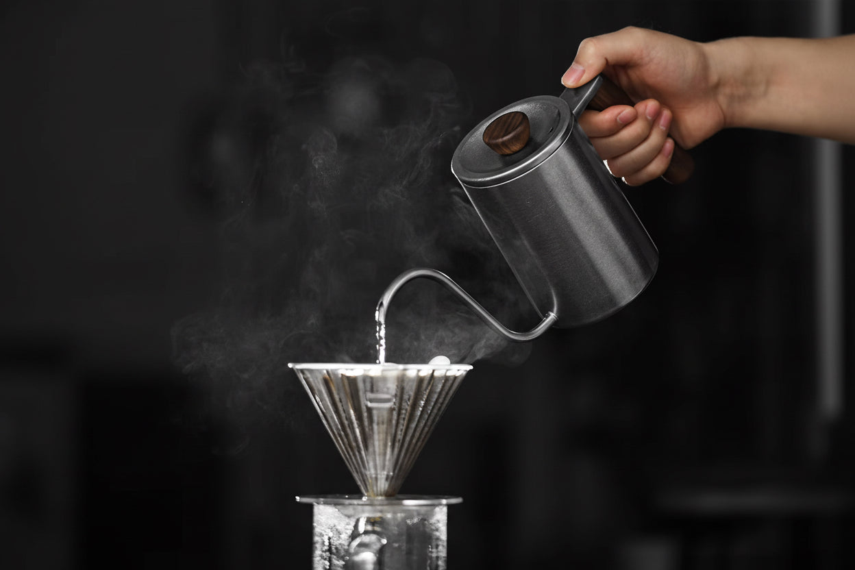 Pour over Coffee Kettle 400Ml/600Ml Stainless Steel Gooseneck Tea Water Pot Chic Cafe Barista Kitchen Accessories