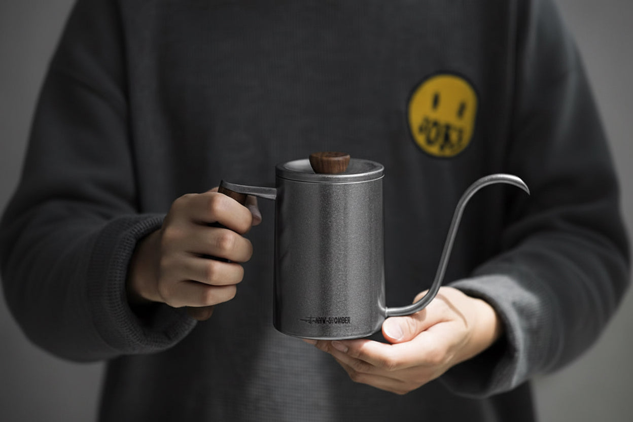 Pour over Coffee Kettle 400Ml/600Ml Stainless Steel Gooseneck Tea Water Pot Chic Cafe Barista Kitchen Accessories