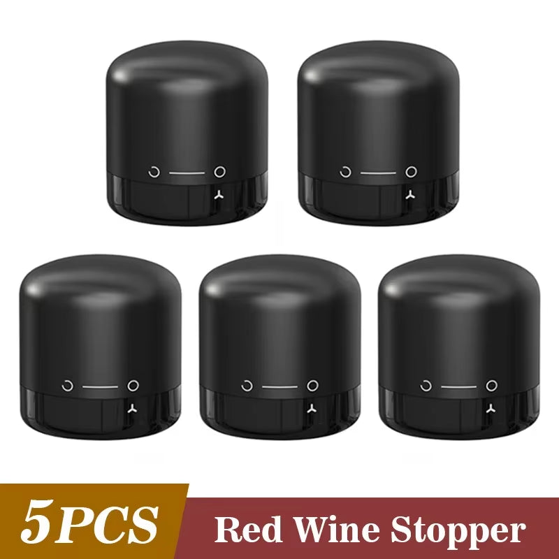 Vacuum Sealed Wine Bottle Plug Champagne Stopper Leak-Proof and Fresh Bottle Cap Wine Corks Bar Accessories Supplies