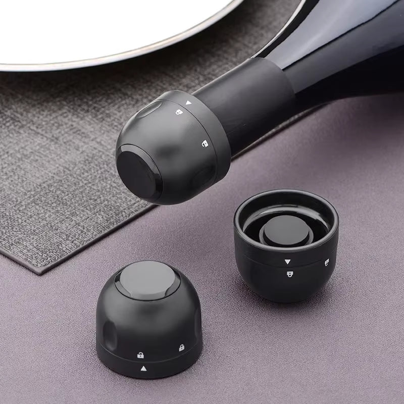 Vacuum Sealed Wine Bottle Plug Champagne Stopper Leak-Proof and Fresh Bottle Cap Wine Corks Bar Accessories Supplies