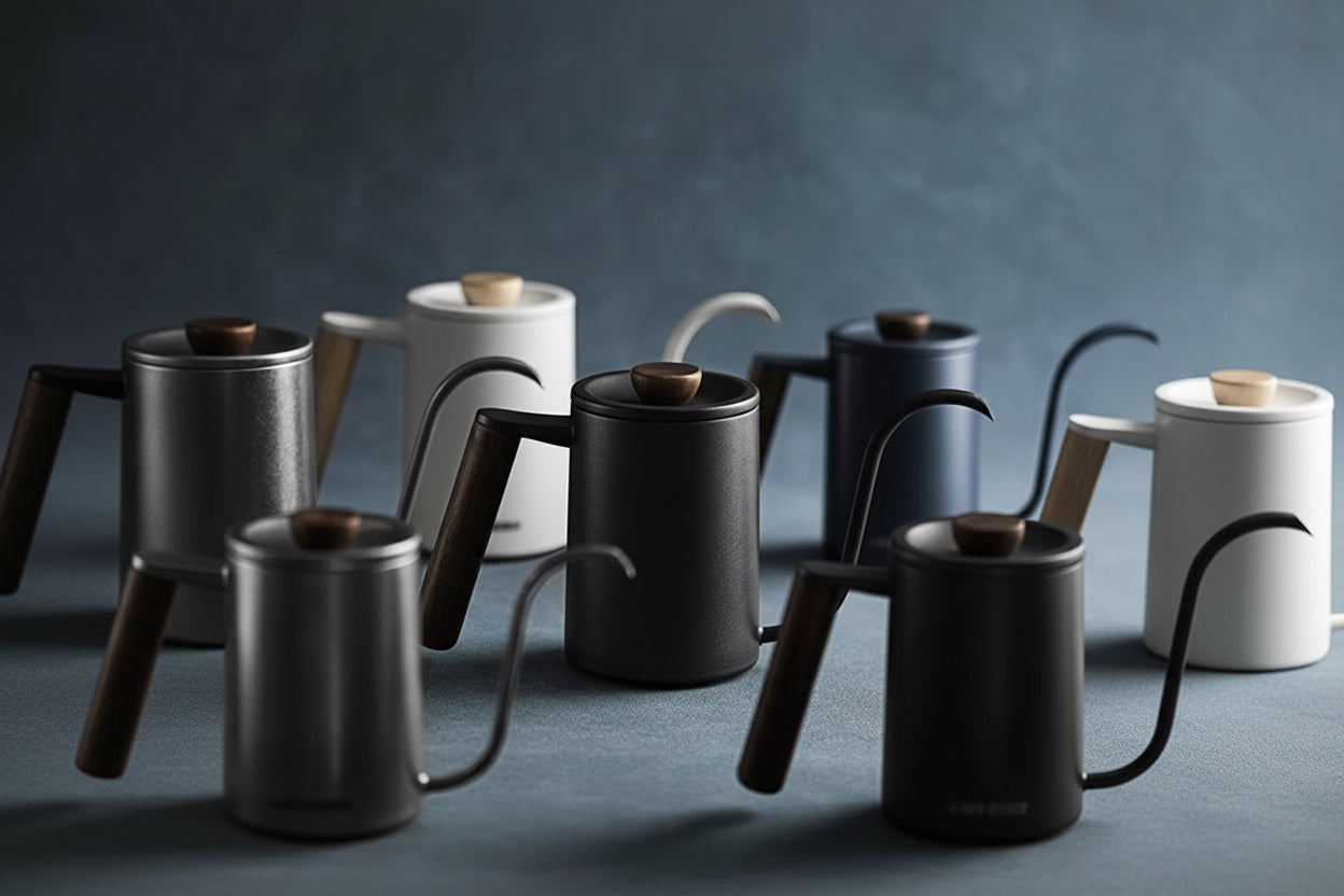 Pour over Coffee Kettle 400Ml/600Ml Stainless Steel Gooseneck Tea Water Pot Chic Cafe Barista Kitchen Accessories