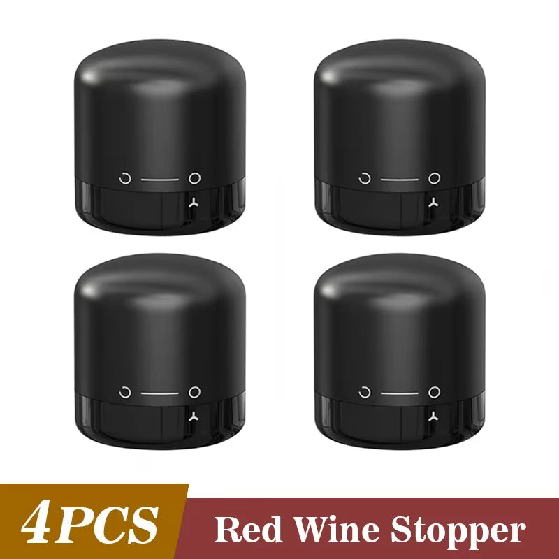 Vacuum Sealed Wine Bottle Plug Champagne Stopper Leak-Proof and Fresh Bottle Cap Wine Corks Bar Accessories Supplies