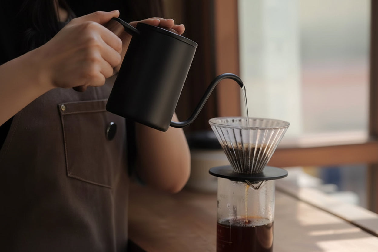 Pour over Coffee Kettle 400Ml/600Ml Stainless Steel Gooseneck Tea Water Pot Chic Cafe Barista Kitchen Accessories