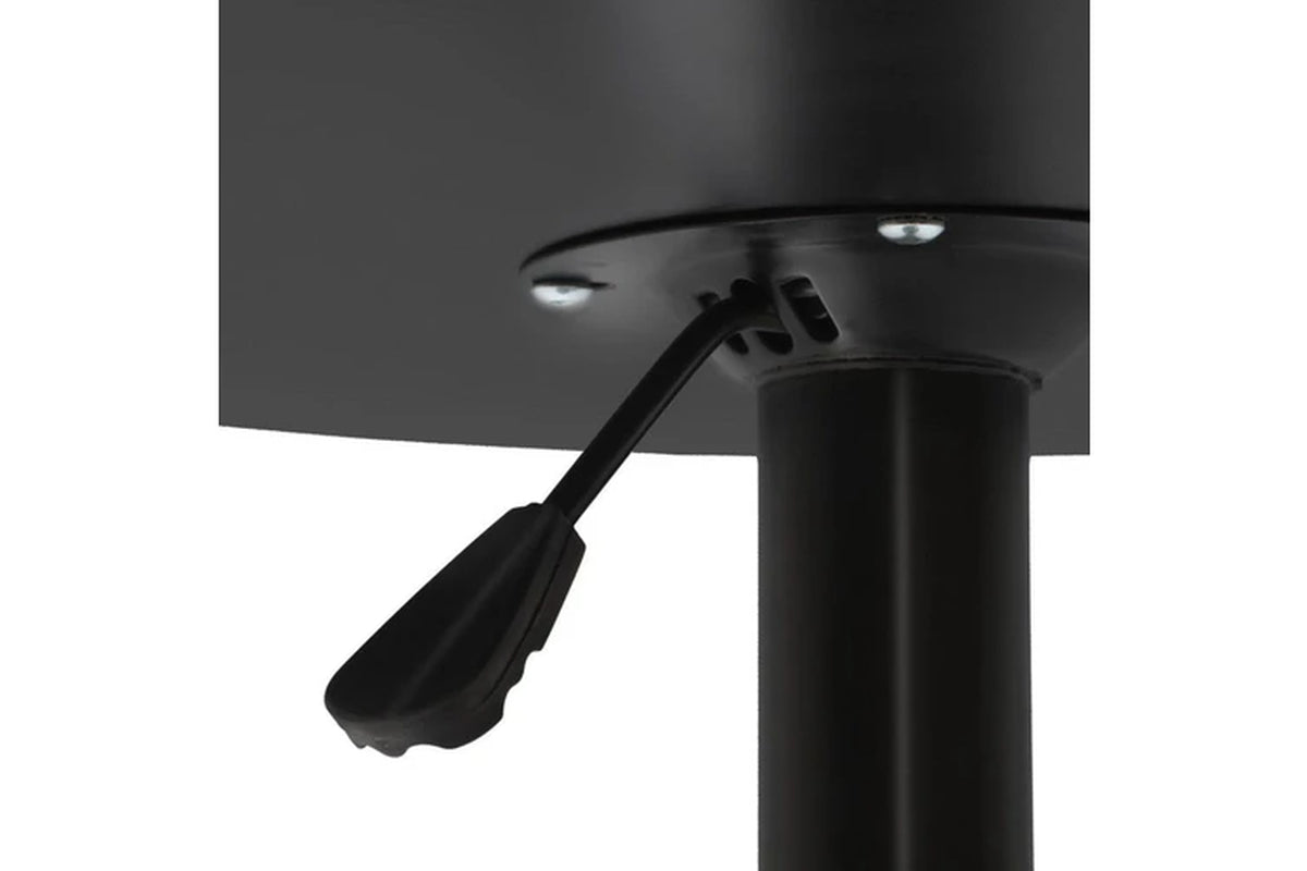 Bar Table Gas Lift round Black